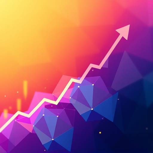 Stylized graphic representing financial growth and stability.